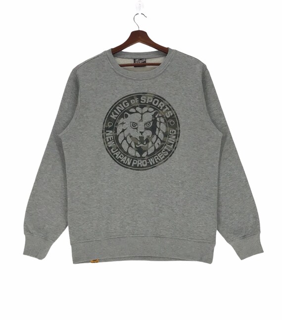 NJPW New Japan Pro Wrestling Shirt King Of Sports Raglan