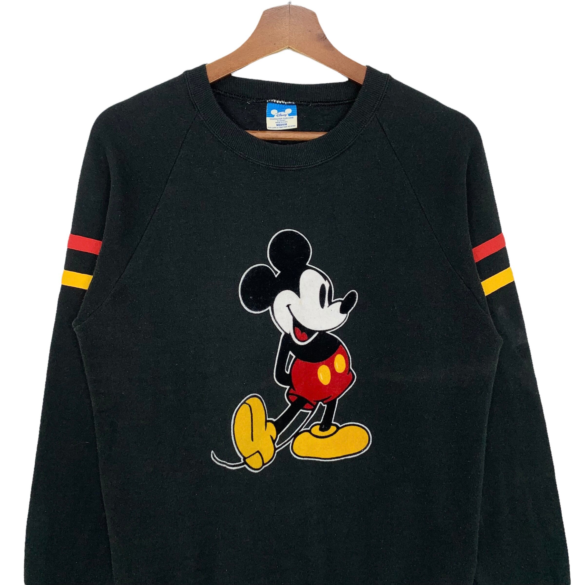 Vintage 90s Mickey Mouse Sweatshirt, Disney Cartoon Pullover (size