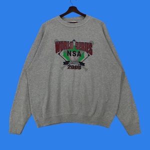 Vintage Northeastern Men’s Slowpitch SoftBall Sweatshirt Spellout Northeastern University Athletics Pullover 3XLarge Size Vintage Sweatshirt