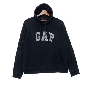 Gap Sweatshirt Hoodie Embroidery Spellout GAP Brand Pullover Size Large.