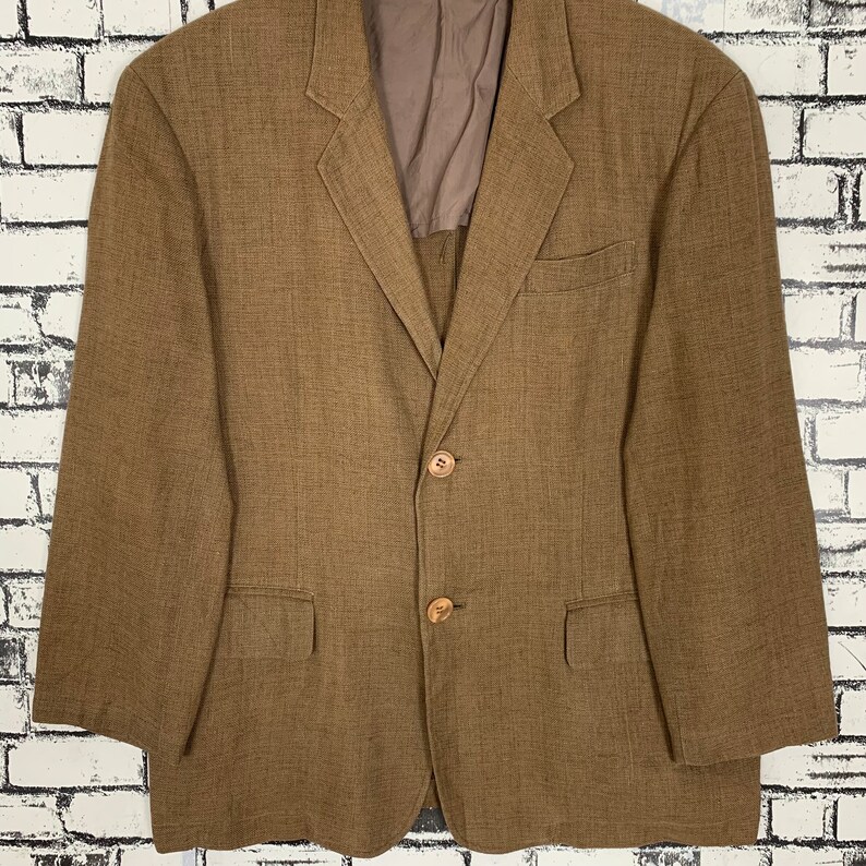 Y's Yohji Yamamoto Blazer: Linne bomullsjacka bild 4