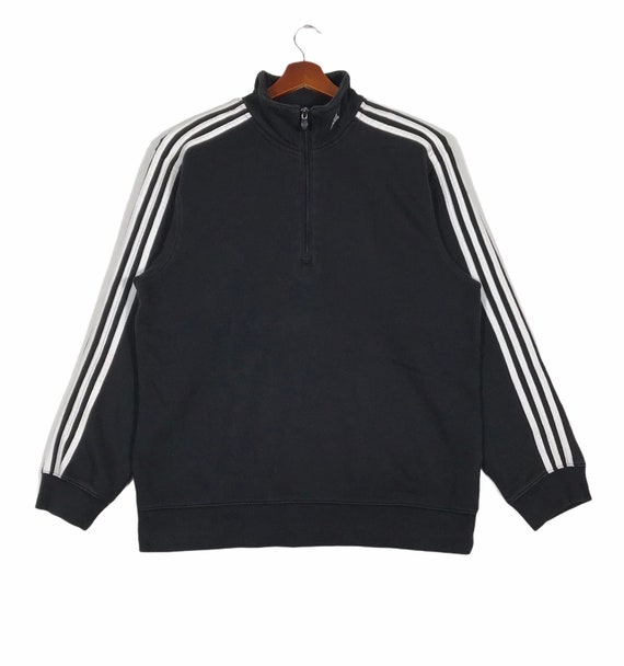 Vintage Adidas Half Zip Sweatshirt Small Adidas Sportwear - Etsy