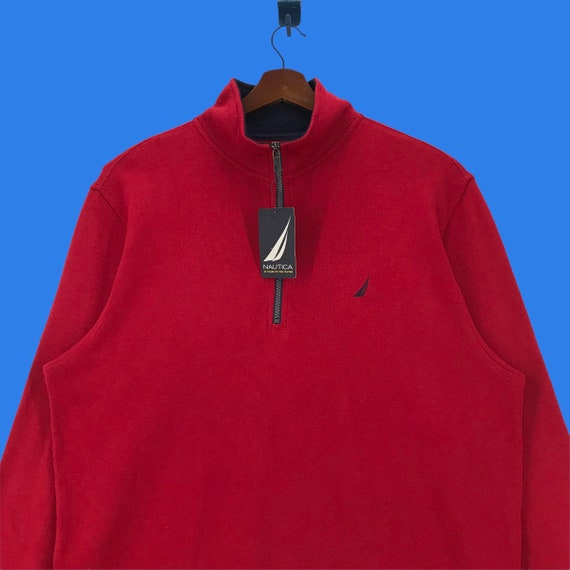 Vintage Nautica American Brand Half Zip Sweatshir… - image 3