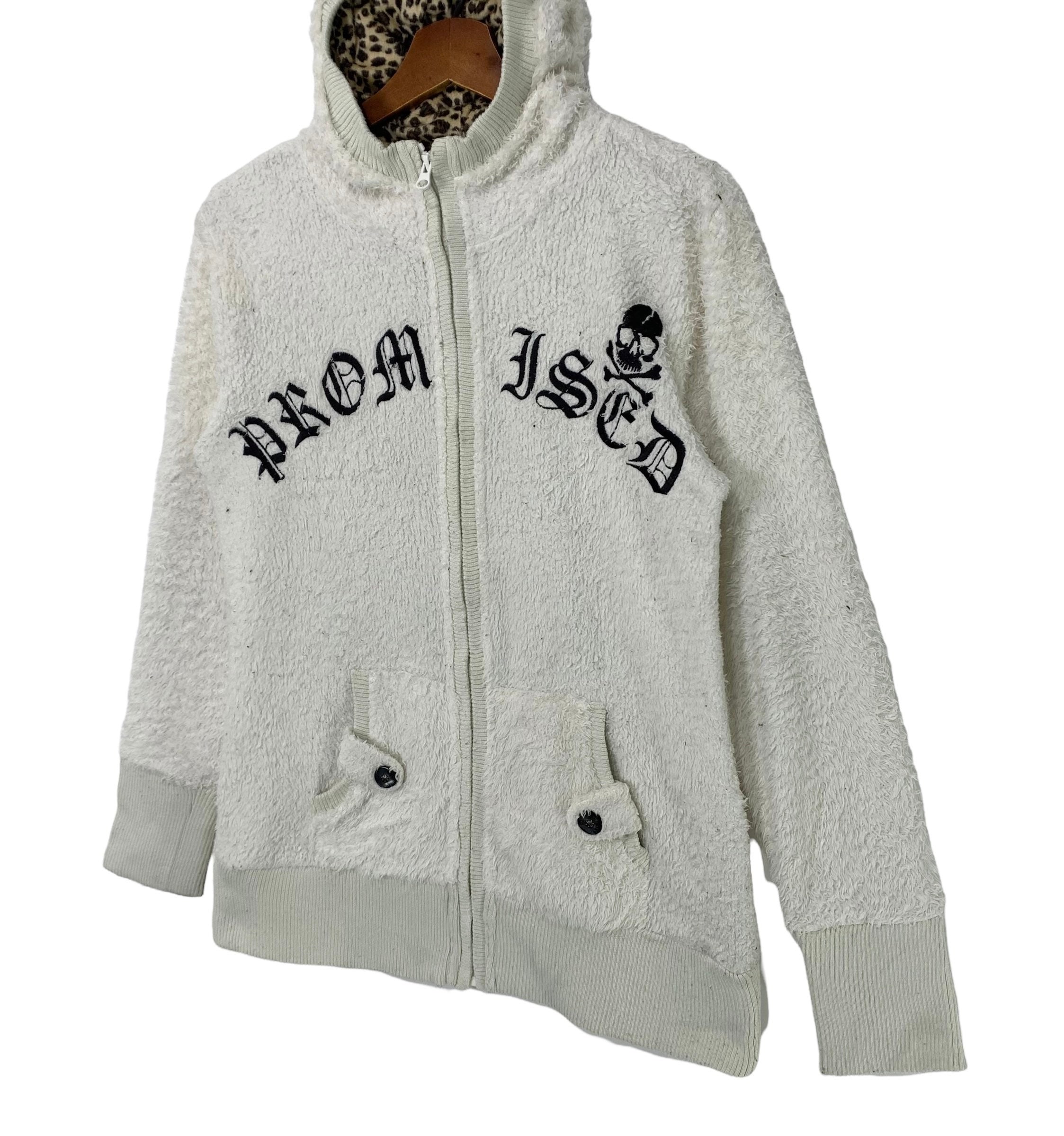 Strange Heaven Hoodie Fleece Jacket Embroidery Skull