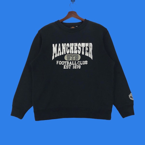 Manchester United Vintage Sweatshirt Etsy