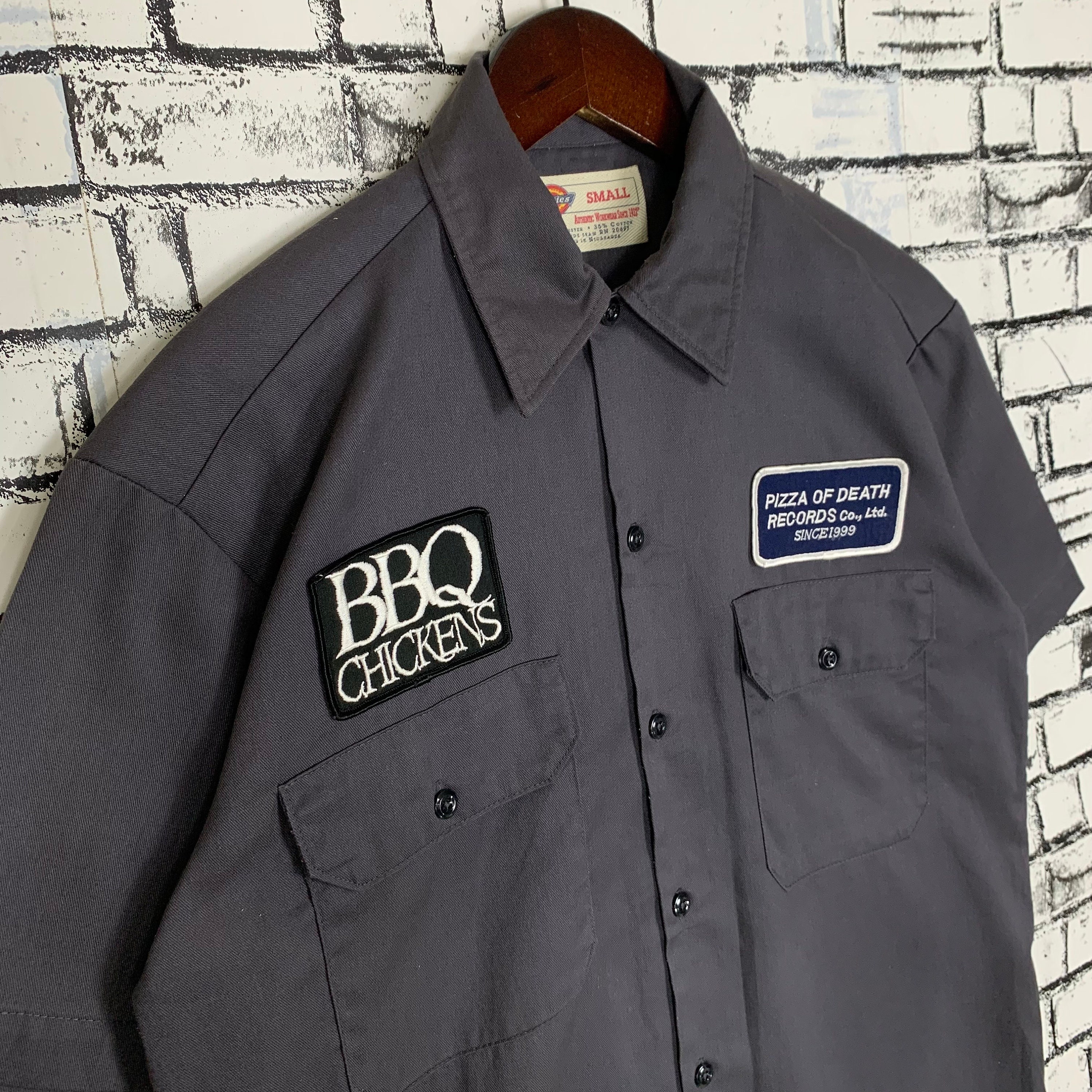 ヴィンテージ ディッキーズ ワークシャツ ピザ・オブ・デス シャツ