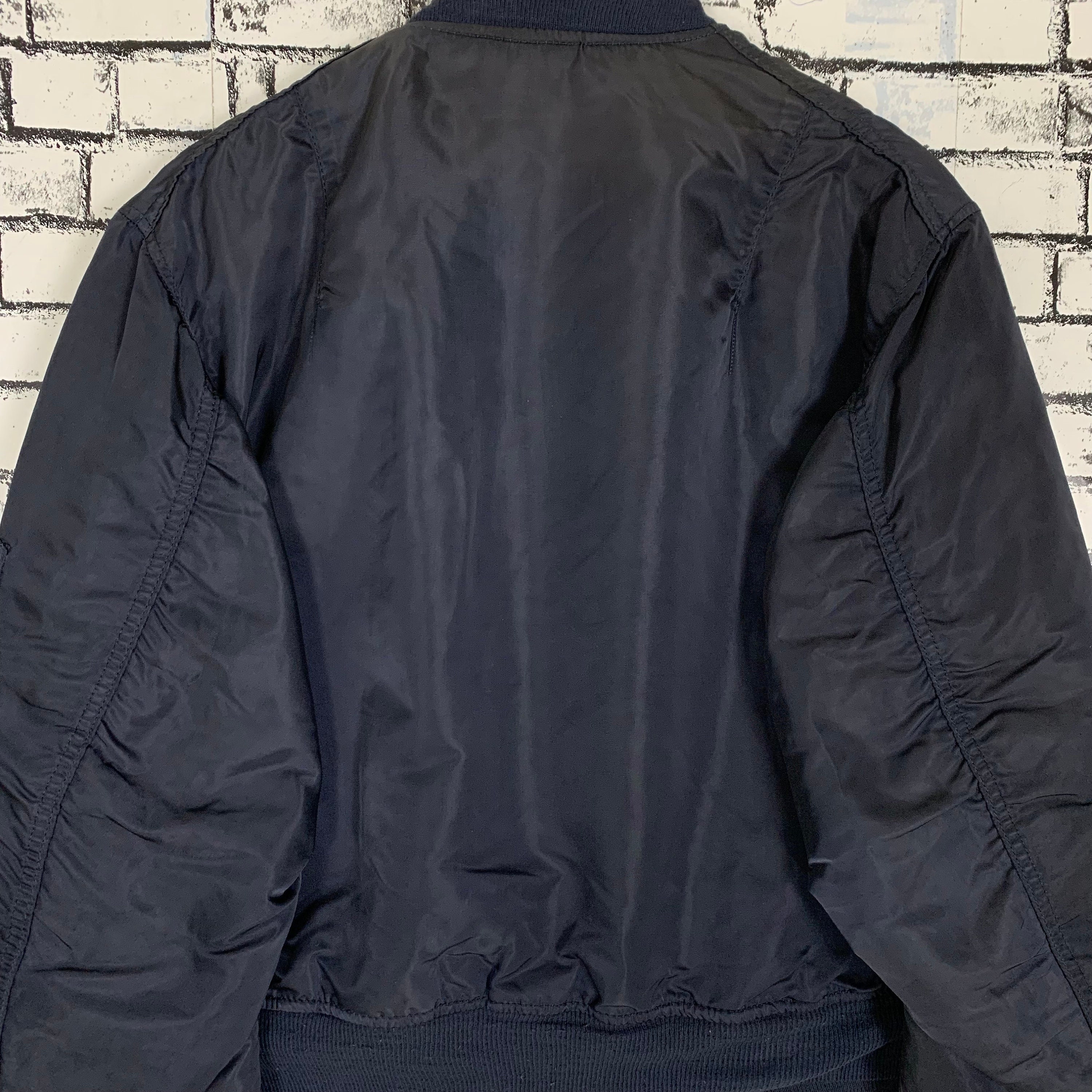 Vintage Alpha Industries Reversible Bomber Flight Jacket (XL) - Etsy