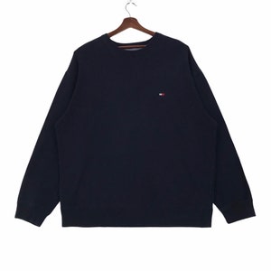 Vintage Tommy Hilfiger Sweatshirt Crewneck Small Logo Tommy Hilfiger Pullover Jumper XLarge Size Vintage Sweatshirt.