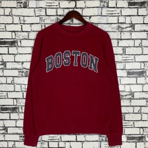 Vintage University Boston Sweatshirt Crewneck