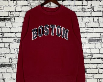 Vintage Universität Boston Sweatshirt Rundhalsausschnitt