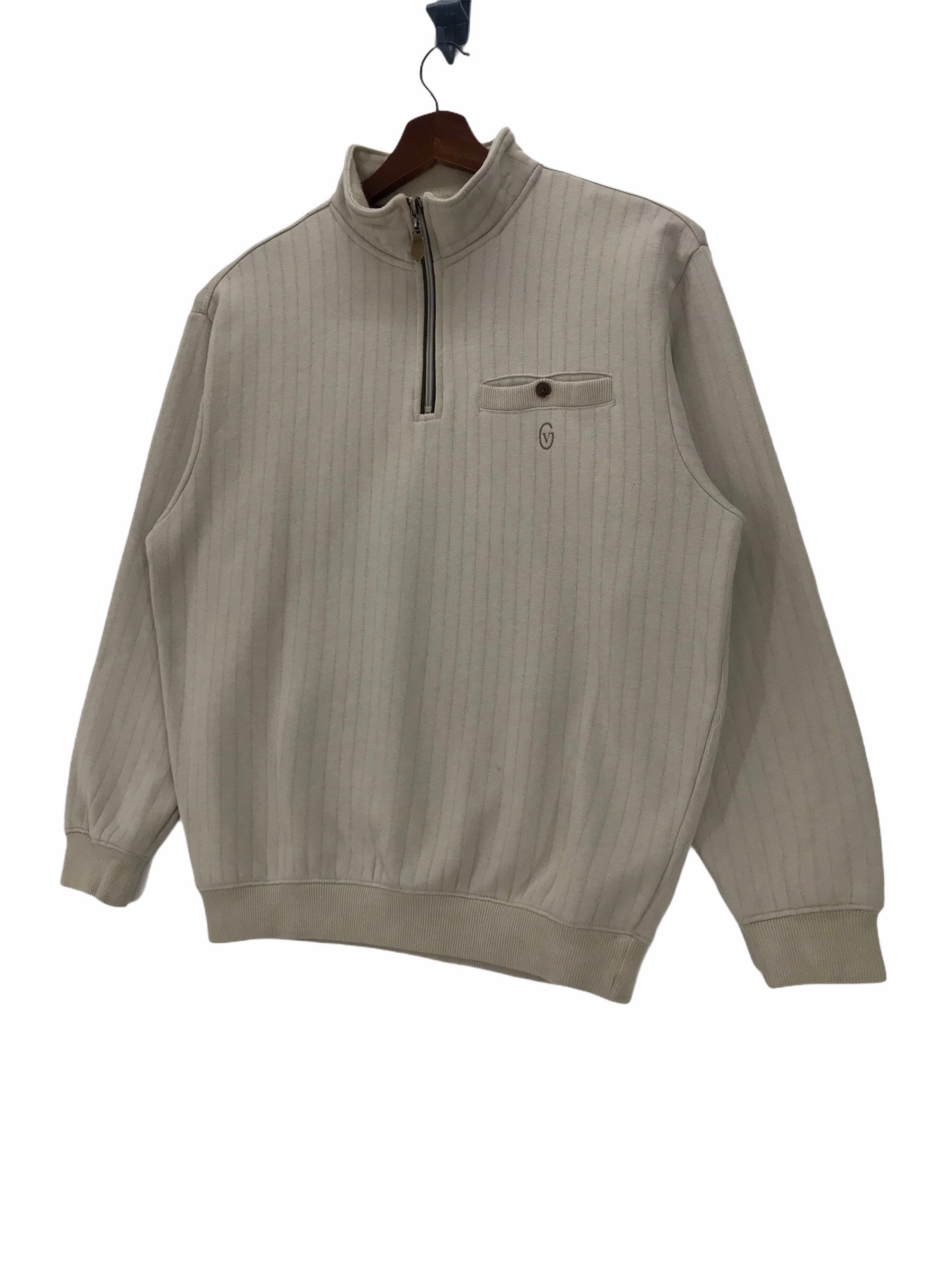 【VALENTINO】1990s Half Jip Logo S/S Knit VALENTINO】1990s Half Jip Logo S/S Knit
