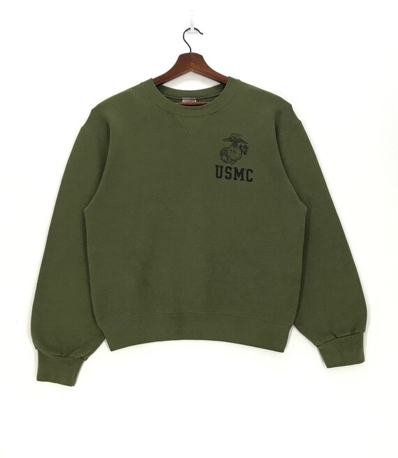 Vintage United States Marine Corps Sweatshirt Spellout Usmc Pullover Small Size Vintage Sweatshirt. Etsy UK