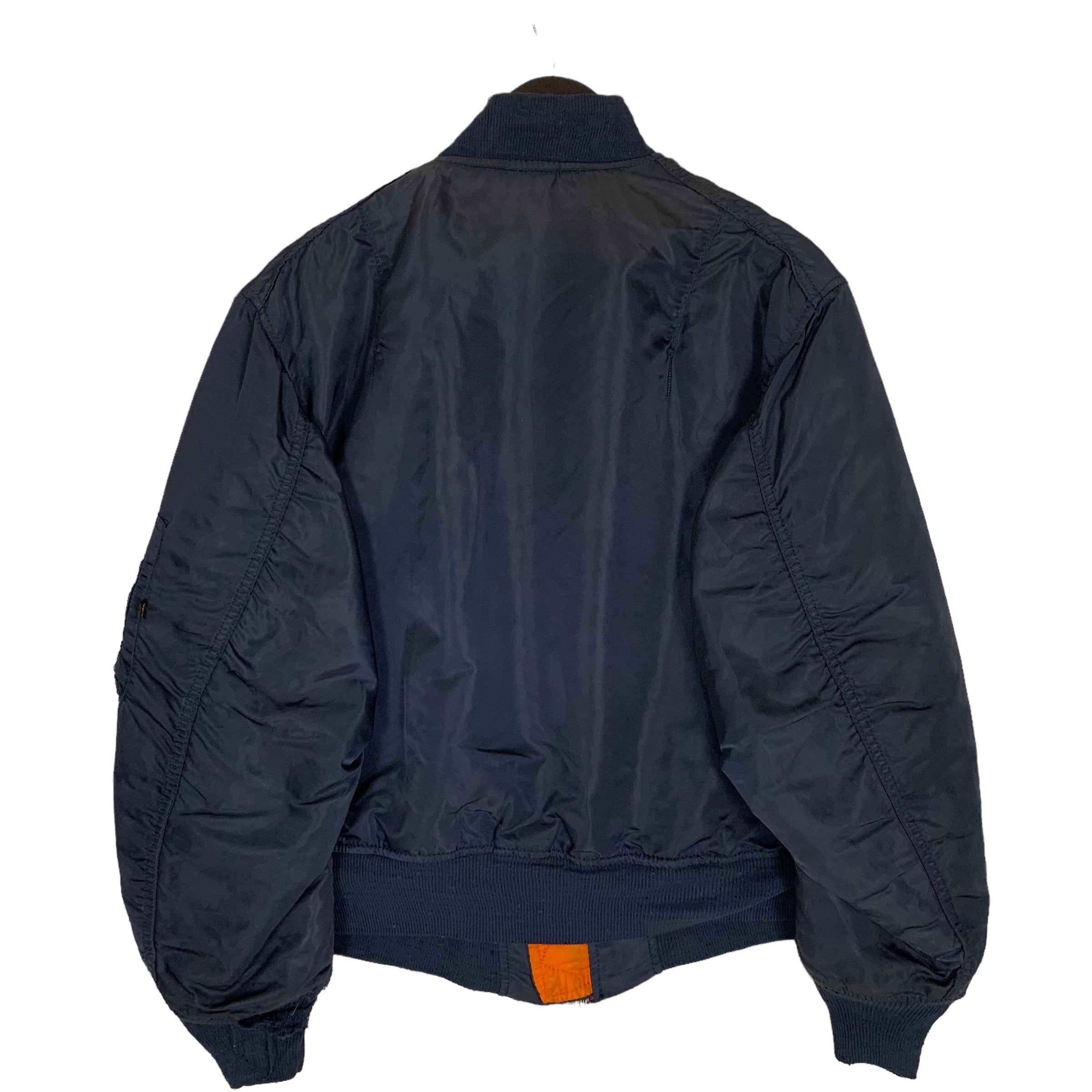 Vintage Alpha Industries Reversible Bomber Flight Jacket (XL) - Etsy