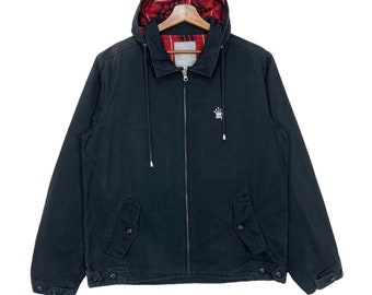 Vintage Y2K Stussy Gear Black M-65 Field Jacket Medium Stussy