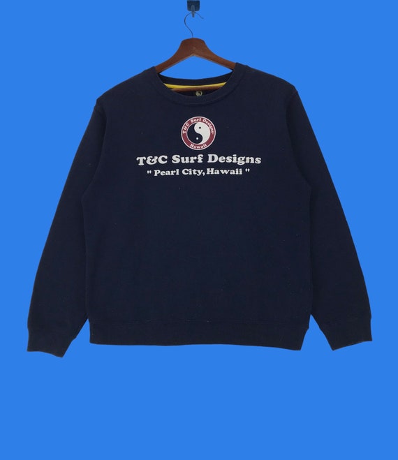 Vintage T&C Surf Designs Hawaii Sweatshirt - Pearl City - Etsy