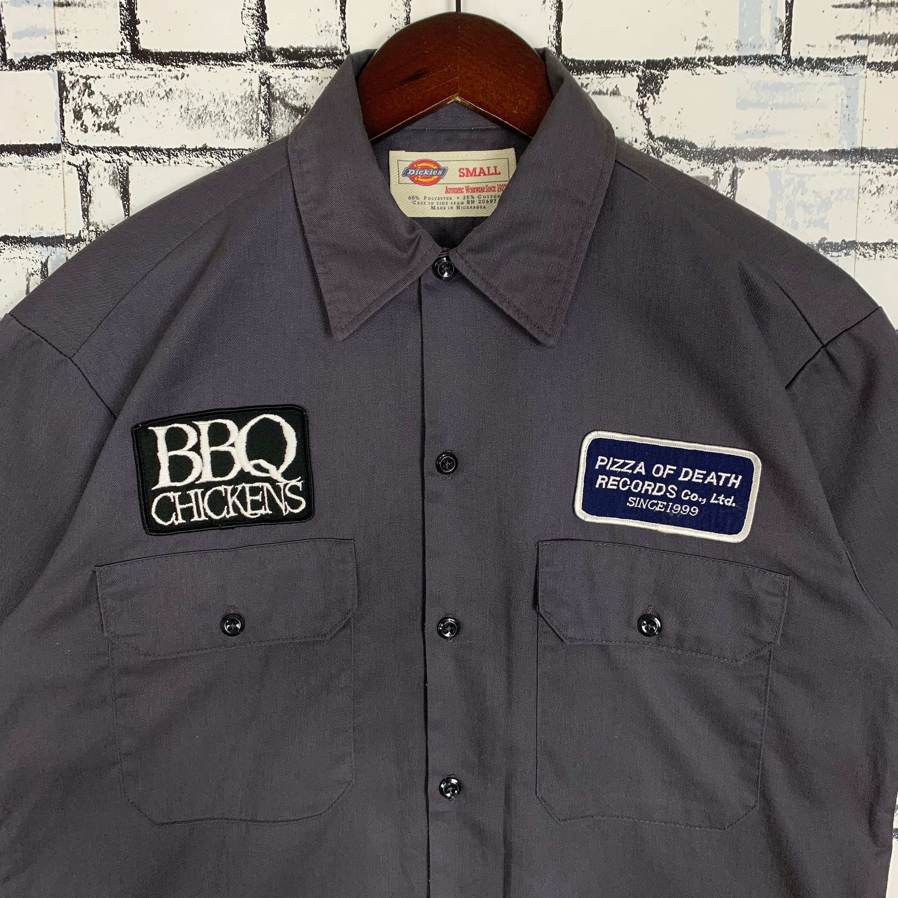 Vintage Dickies Work Shirt Pizza of Death Shirt Size Small - Etsy