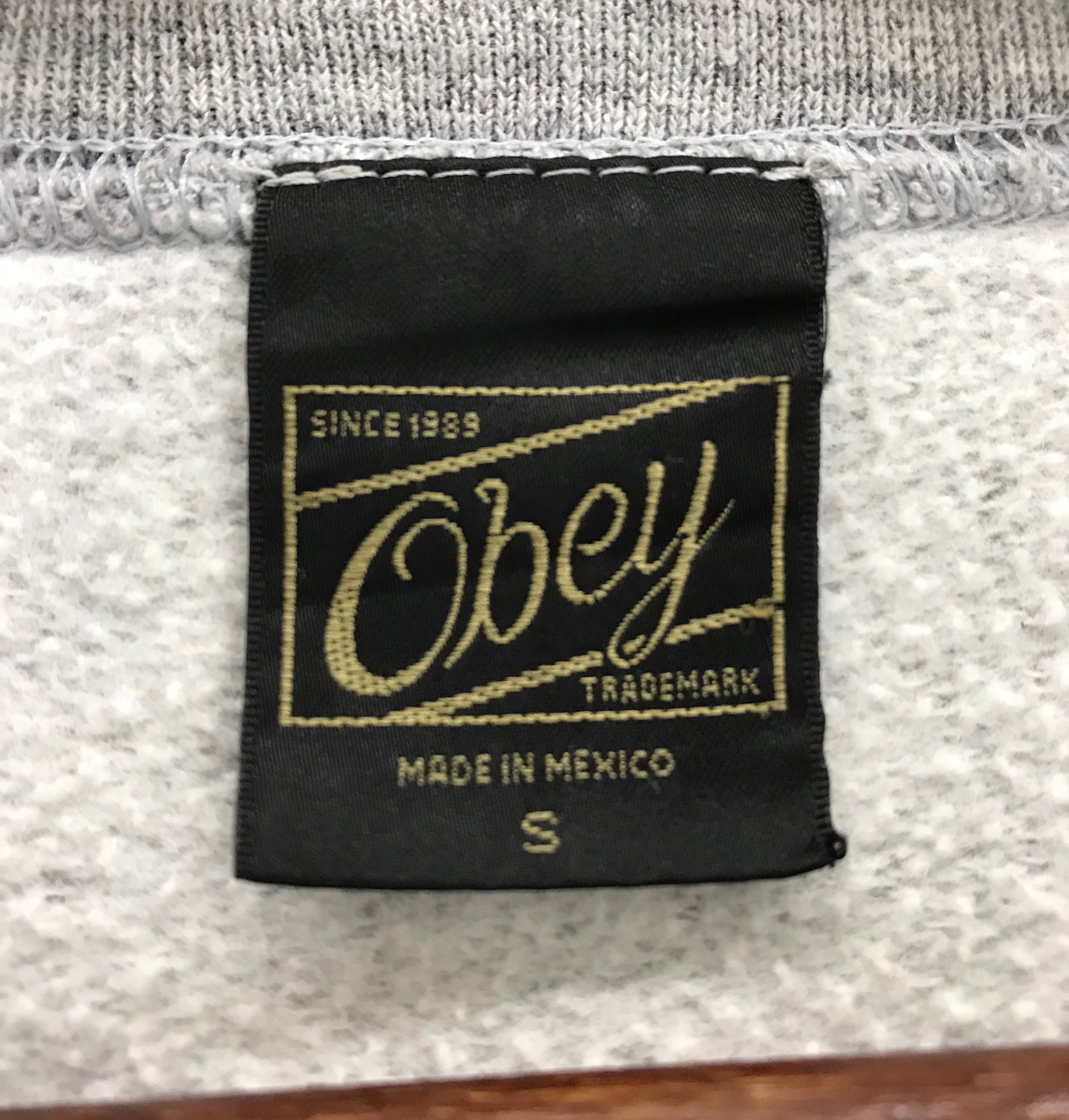 Vintage obey hoodie sale