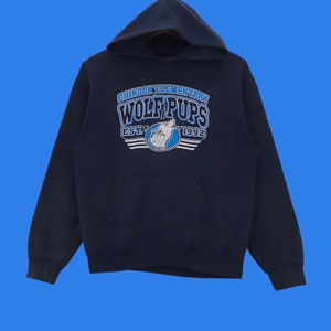 Vintage Chinook Elementary School Wolf Pups Hoodie