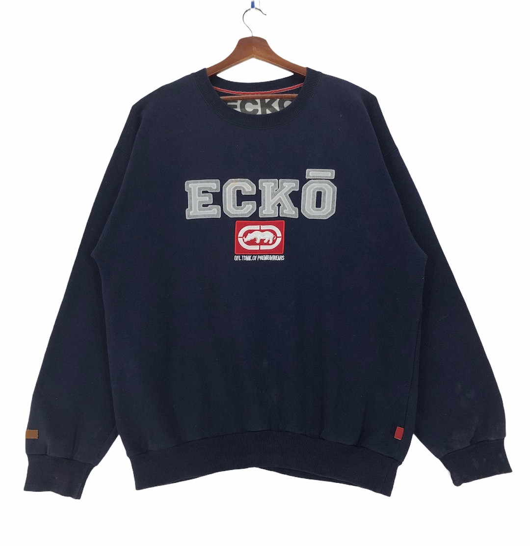 Vintage Ecko Unltd Sweatshirt: Urban Fashion Pullover (size Large
