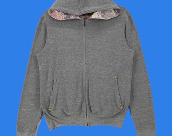 Yohji Yamamoto Y's Zipper Vintage 1990s Cotton Hoodie Japanese