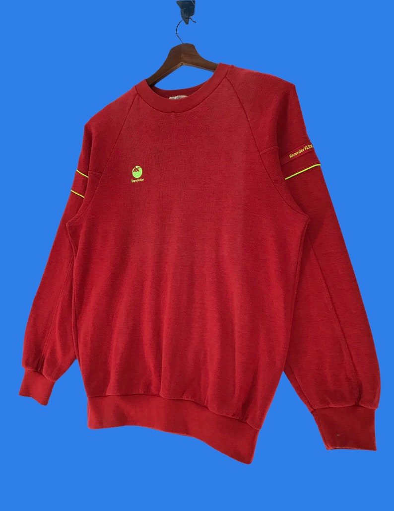 Vintage Asics Sweatshirt Small Logo Asics Sportwear Pullover Medium Size Vintage Sweatshirt. Bild 2