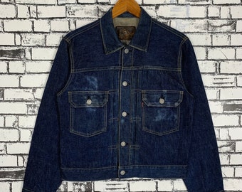 Vintage - Levi's Type 2 Big E Selvedge Denim Jacket - Fits Size 36