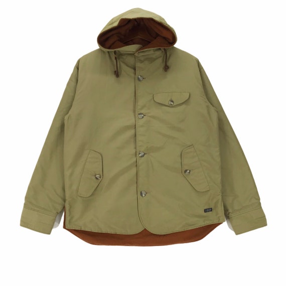 Mont-bell, Vintage Montbell Up Button Jacket Outside Inside Montbell Outdoor Fashion Pullover Size Large.