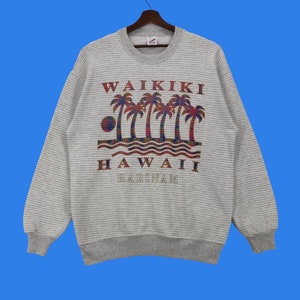 Bluza Waikiki Hawaii z lat 90. – Harinam Pullover XL