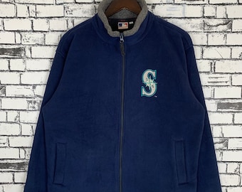 Major League Baseball Seatle Marines Fleece Jacket Zipper Jacket