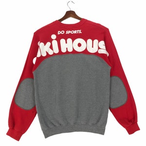 Vintage Miki House Sweatshirt Spellout Front Back Miki House Printed Pullover Size Medium.