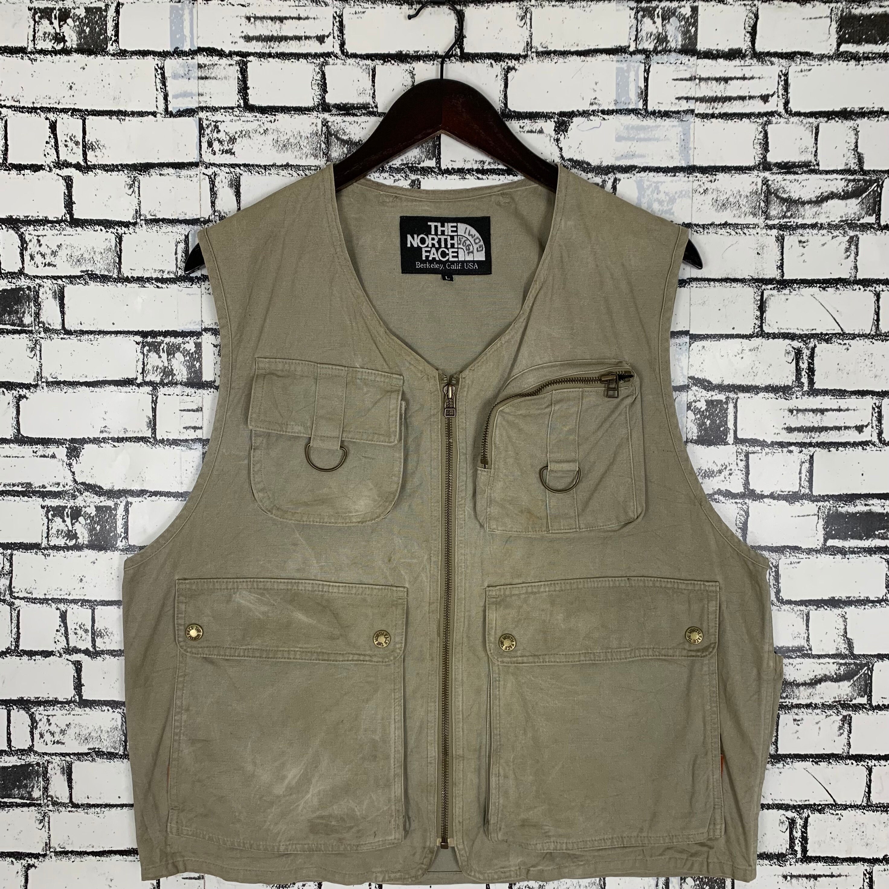 トップス THE NORTH FACE OUTDOOR UTILITY VEST Vintage the North Face Utility Vest - Outdoor Size Large - Etsy