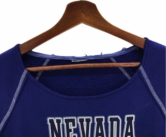 Vintage Nevada Wolf Pack Football Sweatshirt Univ… - image 6