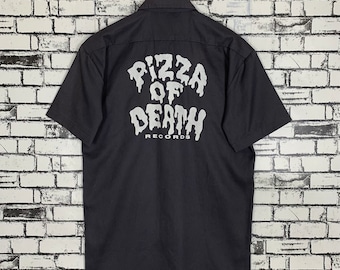Vintage Dickies Work Shirt Pizza of Death Shirt Size Small - Etsy UK