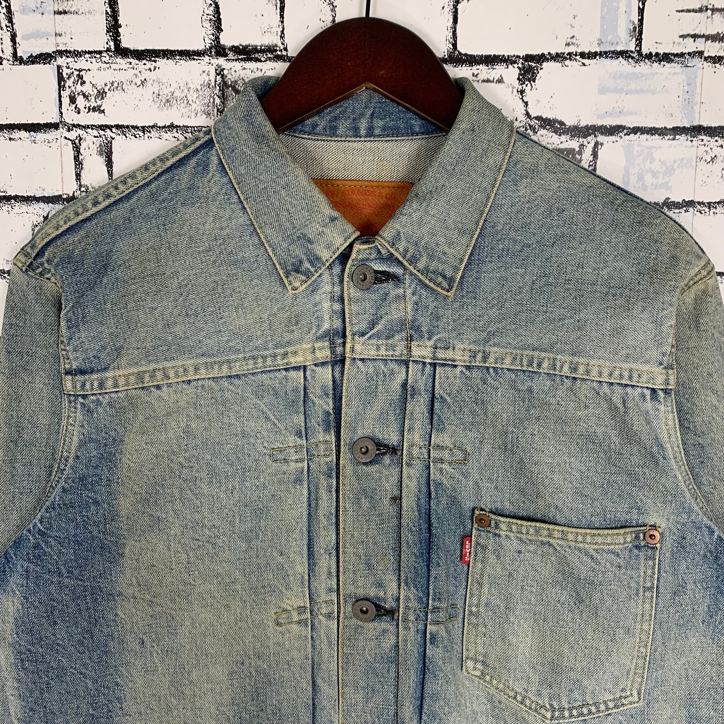 Vintage 90s Levis Type 1 Denim Trucker Jacket Size 40 - Etsy