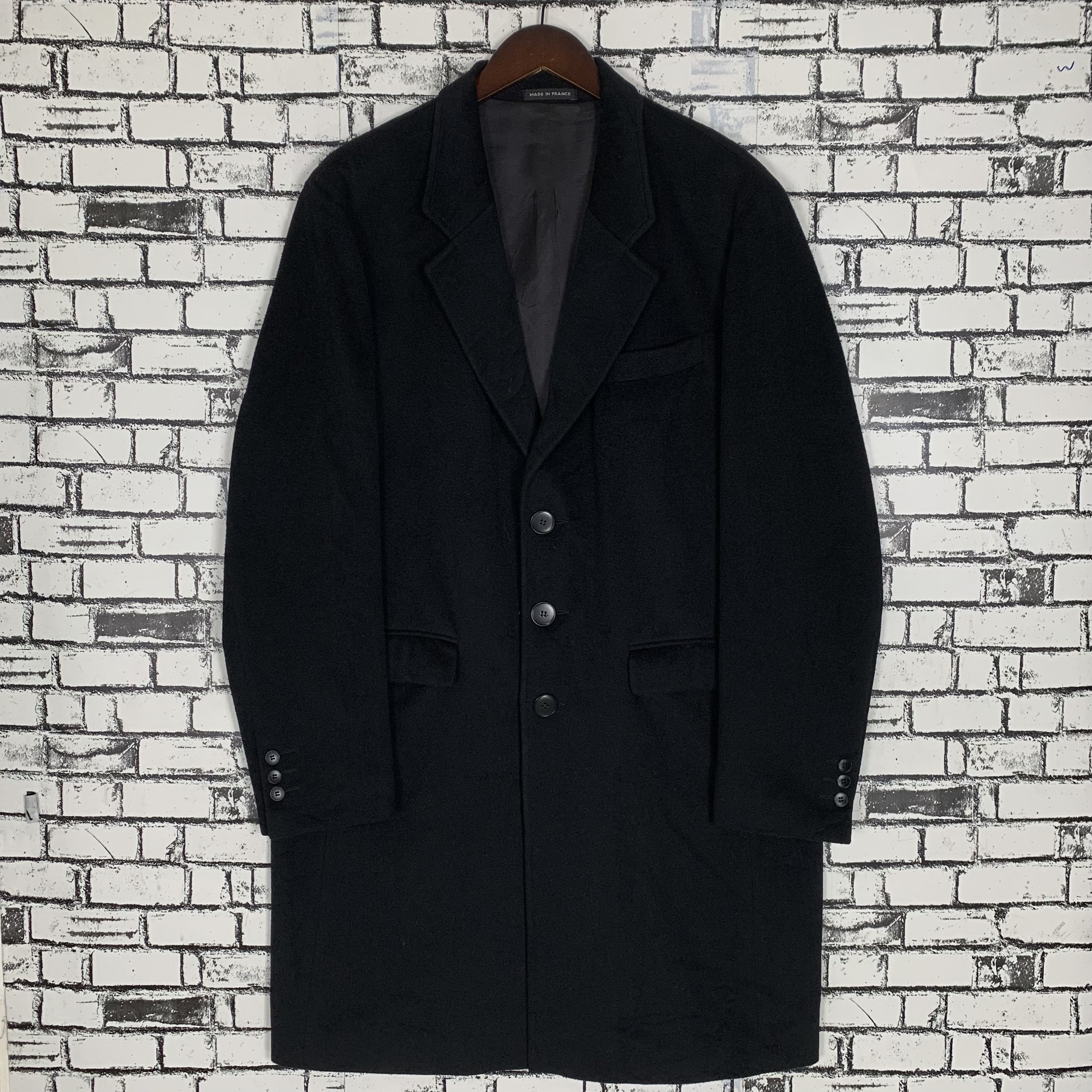 Vintage Agnes B Homme Wool Long Coat - Paris Designer - Etsy