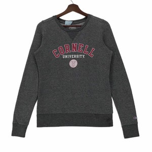 Cornell University Sweatshirt Crewneck Spellout Cornell University in Ithaca, New York. Pullover Small Size