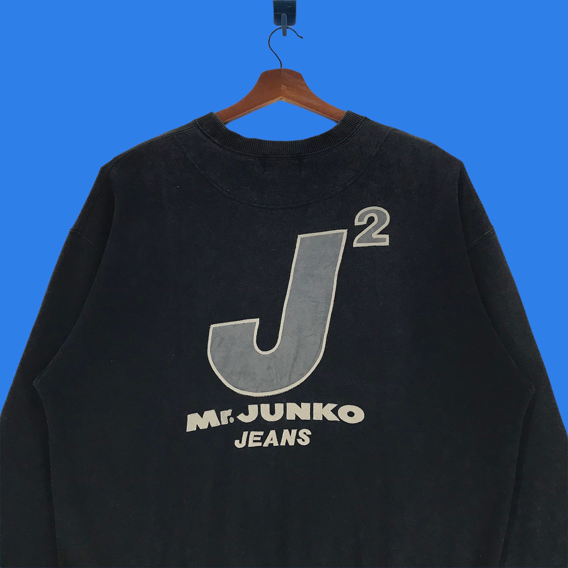 日本のブランド、Mr.Junko Jeans スウェットシャツ クルーネック 日本のブランド、Mr.Junko Jeans スウェットシャツ クルーネック