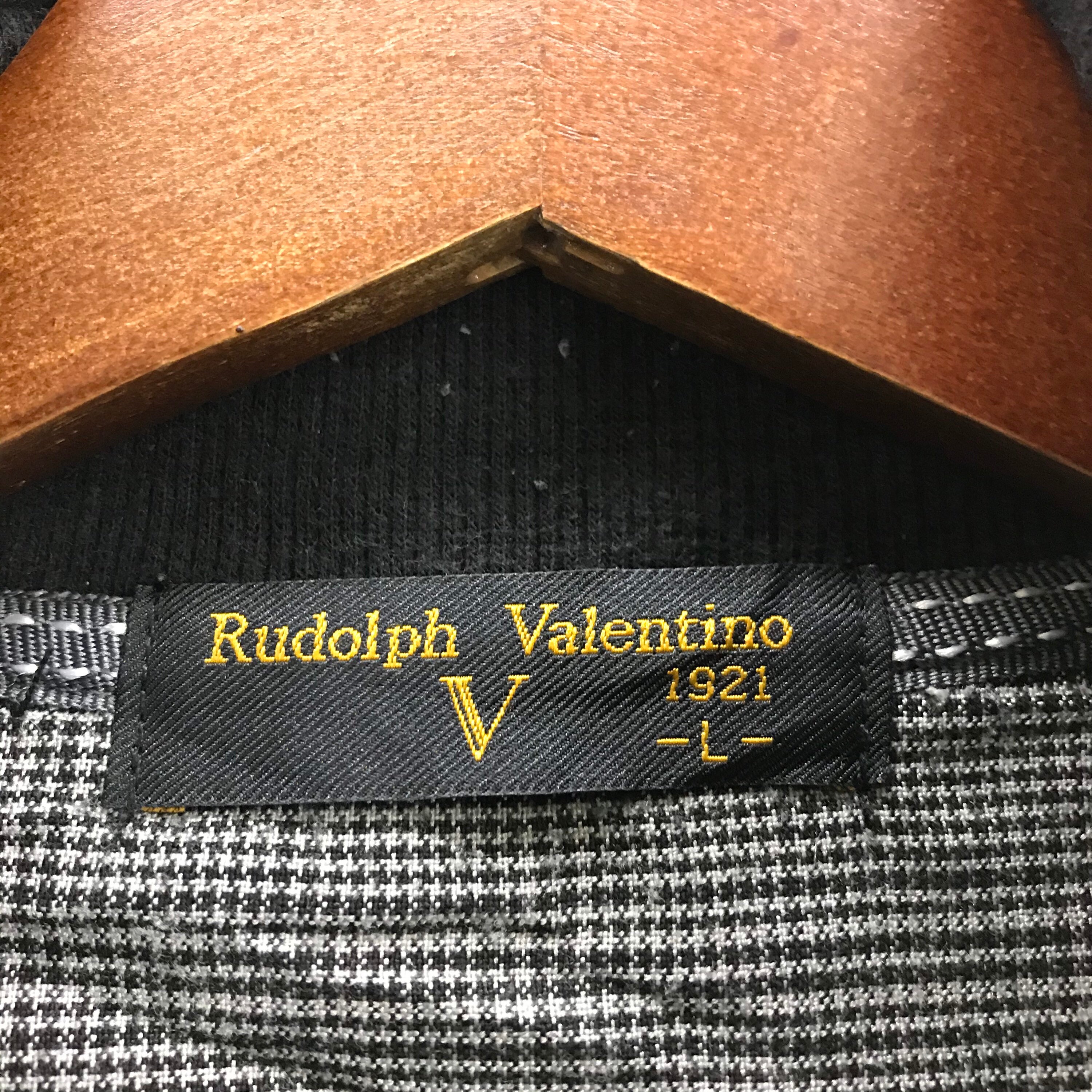 Vintage 90s Rudolph Valentino Half Zip Sweatshirt Small Logo