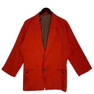 Vintage Issey Miyake Red Cotton Jacke