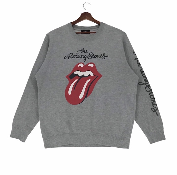 Vintage the Rolling Stones Sweatshirt Crewneck Spellout Printed the Rolling Stones Rock Band Large Size Vintage Sweatshirt. Etsy UK
