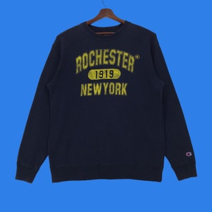 Felpa vintage Champion Rochester New York. Felpa vintage unisex di taglia media.