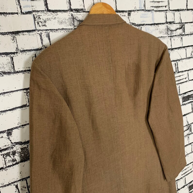 Y's Yohji Yamamoto Blazer: Linne bomullsjacka bild 8