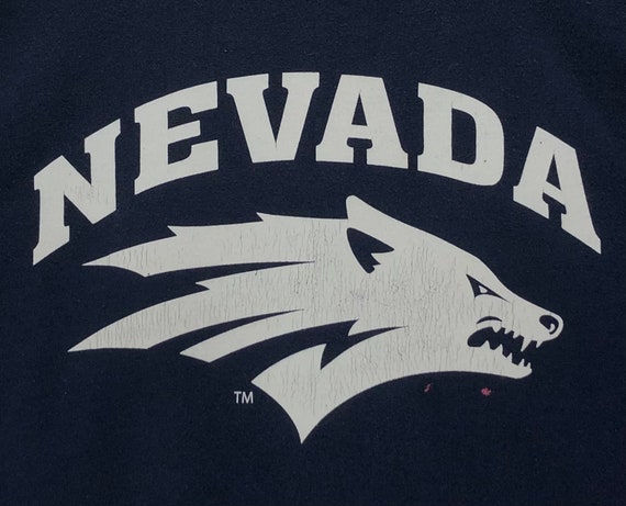 Vintage Nevada Wolf Pack Football Sweatshirt Univ… - image 5