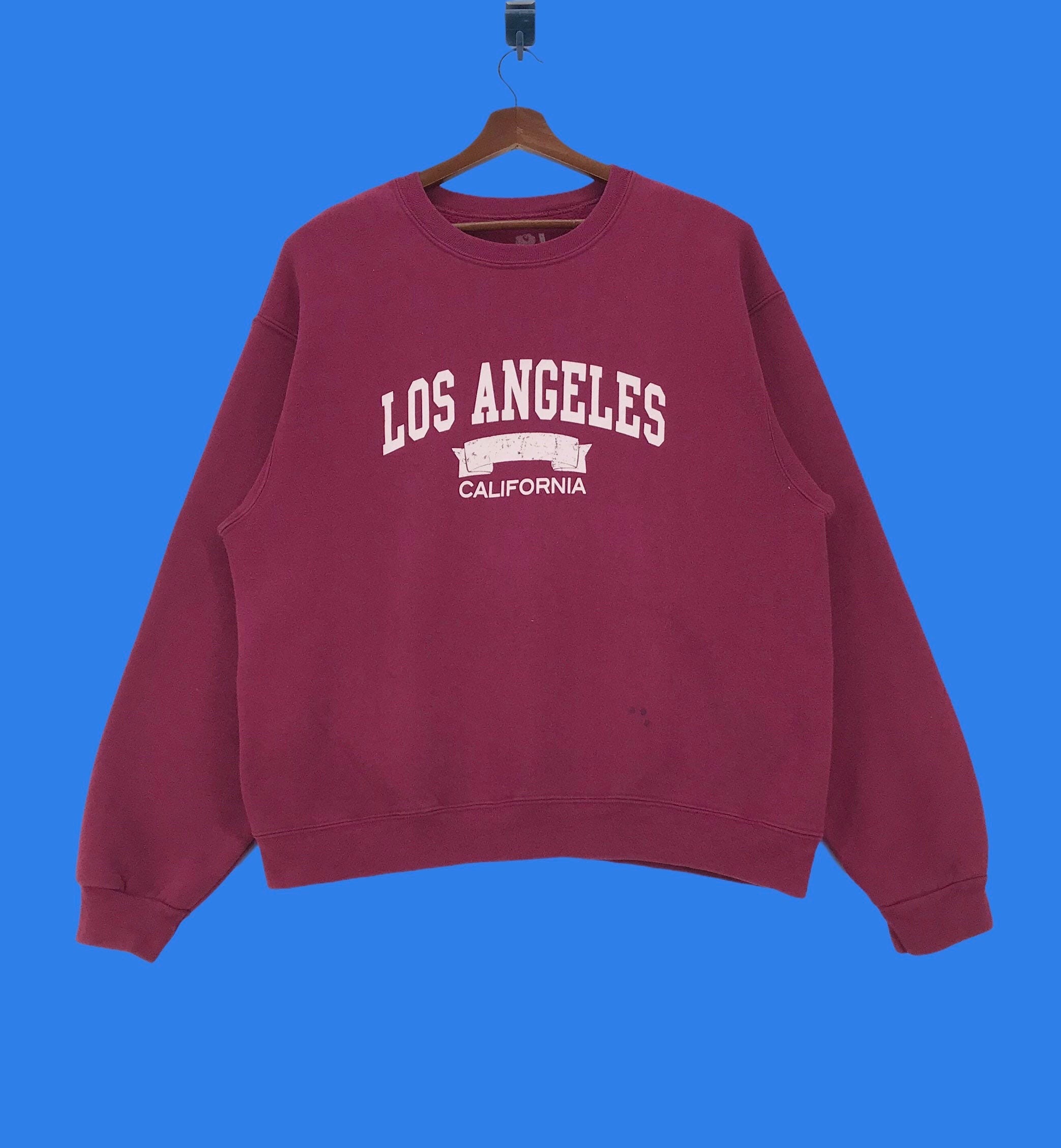 Vintage Los Angeles California Sweatshirt Pullover Jumper Large Size ...