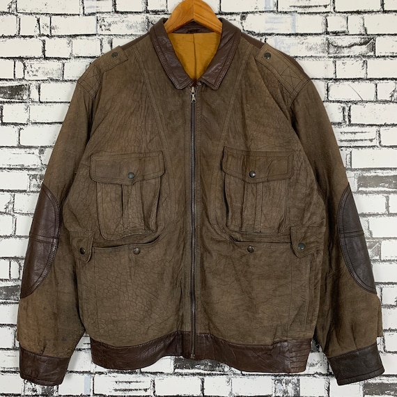 Vintage Bally International Leather Jacket Made in Italy - Etsy