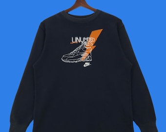 Vintage Nike Air Max 90 Sweatshirt, Large, Streetwear Fashion