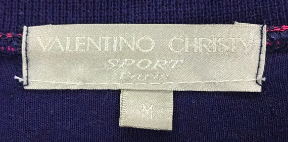 Vintage 90s  Valentino Christy Sweatshirt Embroid… - image 6