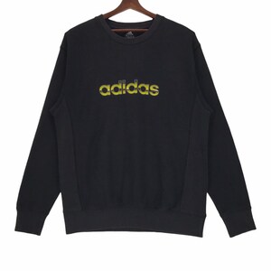 Adidas Sweatshirt Crewneck Spellout Adidas Sportwear Pullover Large Size