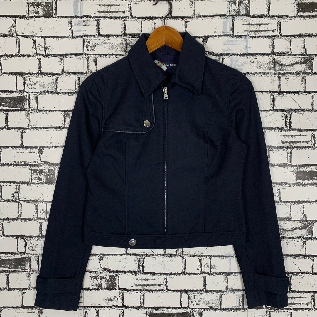 Vintage Ralph Lauren Zipper Jacket Women Size