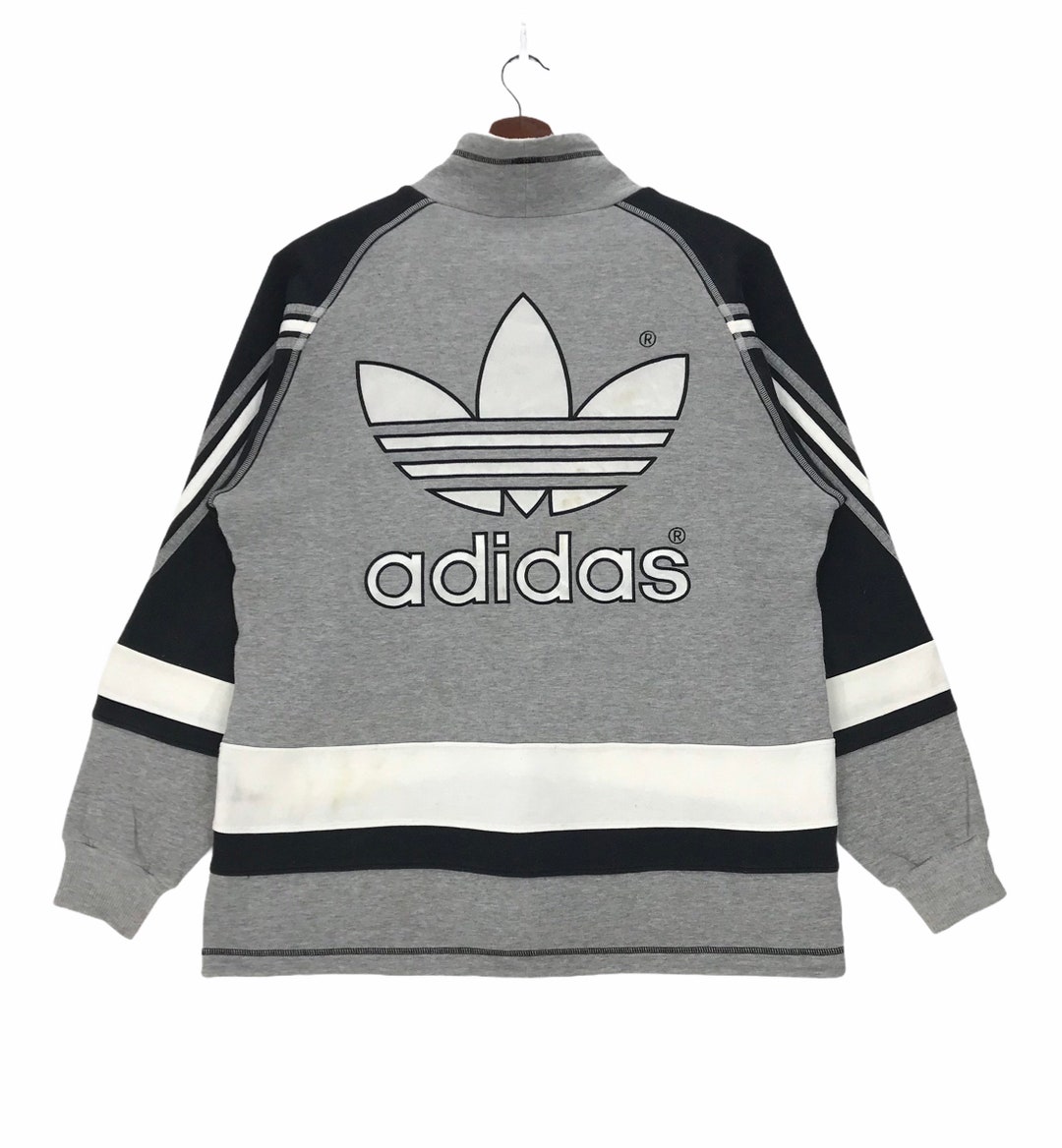 Vintage 90s Adidas Big Logo Embroidery Spellout Adidas Streetwear 